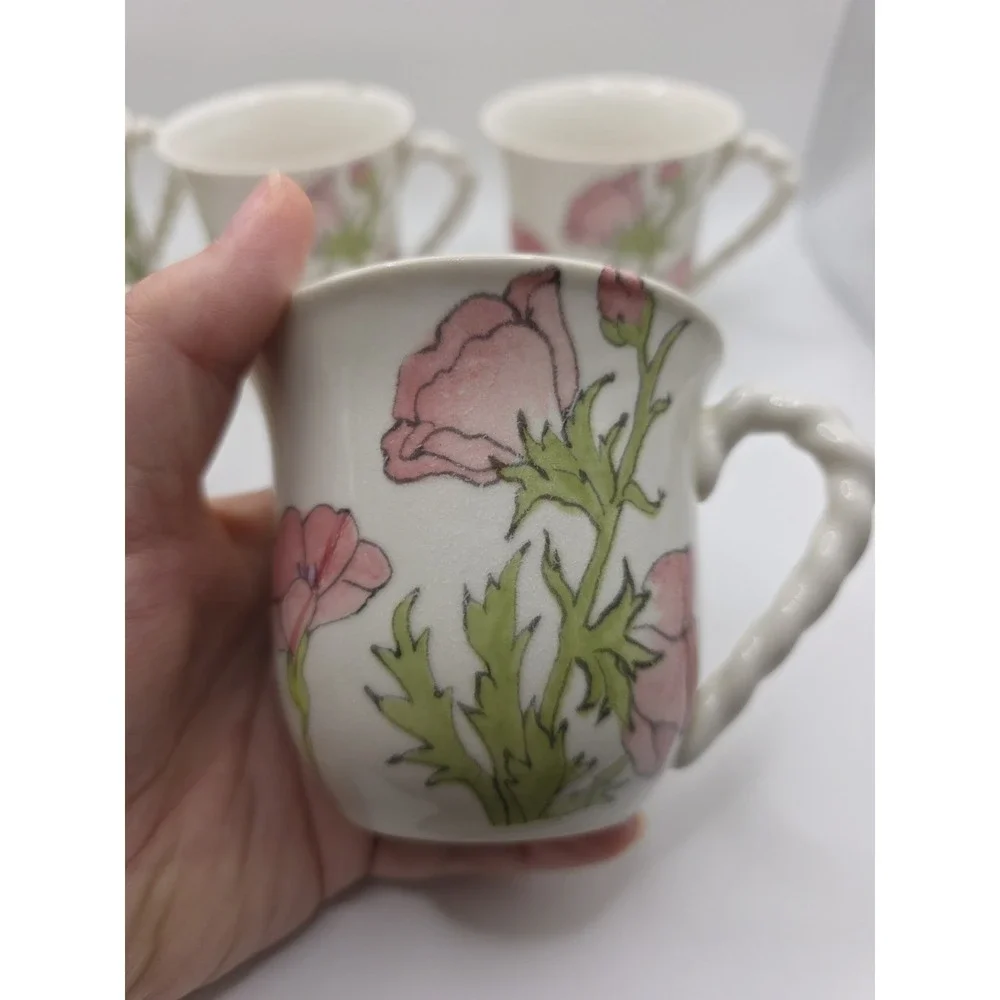 6 Ernestine Salerno Amaryllis Floral Cups Italy